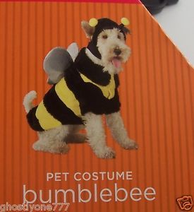 Bumblebee Costume Dog Pet Clothes Halloween Outift Cute Doggy Medium Bee Bumble