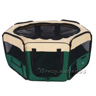New Pet Dog Cat Tent Puppy Playpen Exercise Play Pen Crate Carrier Enclosure CAG