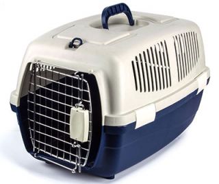 Large Plastic Pet Dog Puppy Cat Kitten Rabbit Transport Carrier Box Crate Cage