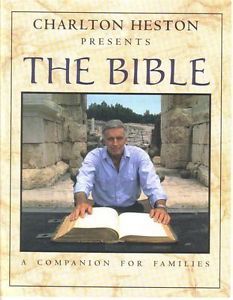 BN LN Charlton Heston Presents The Bible Tapes VHS Audio Cassettes Books