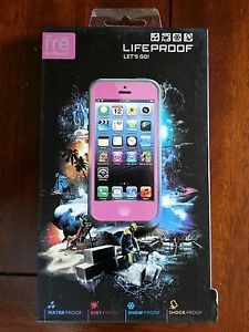 Waterproof Dirtproof Snowproof Lifeproof Apple iPhone 5 Cases Pink