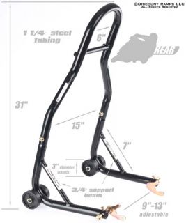 Front Rear Spool Motorcycle Wheel Lift Paddock Stands