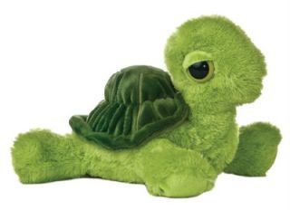10" Aurora Plush Dreamy Eyes Turtle "Tricks" Green Stuffed Animal Toy New