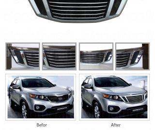 New Front Hood Radiator Tuning Grill for Kia Sorento 2011 2012