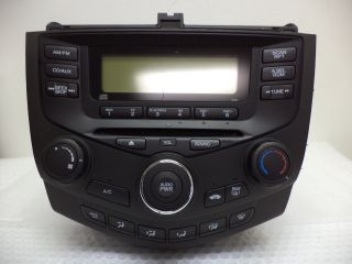 Honda Accord Radio Stereo CD Player 2AA1 Climate Temp Controls 03 04 05 06 07