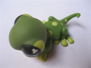 Littlest Pet Shop Green Gecko Iguana Lizard 847 LPS Animals Pets Figures