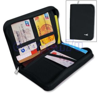 Portable Passport Card Cash Ticket Purse Wallet Travel Bag Case Organizer Holder
