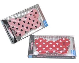 Japan Disney Mobimore Minnie Mouse Big Ribbon Jacket Case Pink for IPHONE5