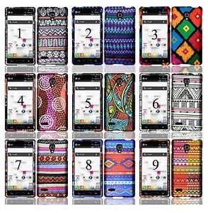 LG Optimus L9 Solid Tribal Design 2 Piece Cell Phone Case Cover Accessory P769