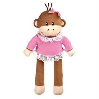 Dog Monkey Business Friends Chew Squeaker 15" Large Pet Puppy Toy Plush Canine