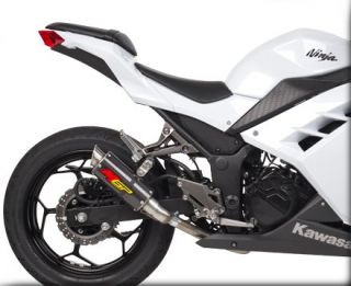 Kawasaki Ninja 300 2013 Hot Bodies MGP Growler Carbon Fiber Motorcycle Exhaust