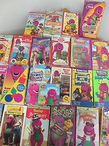 Barney VHS Lot on PopScreen