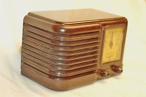Vintage Old Antique Sentinel Model 275 w Bakelite Art Deco Radio Machine Age