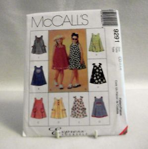 McCalls Childrens Girls Dress Pattern