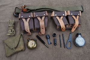 Original Mosin Nagant Cleaning Kit Sling Ammo Pouches EXTRAS
