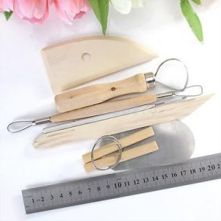 8pcs Assorted Pottery Clay Sculpture Modeling Hand Tool