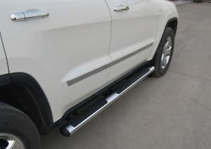 2011 2014 Jeep Grand Cherokee Tubular Side Steps Chrome