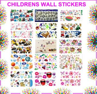Disney Childrens Kids Bedroom Self Adhesive Wall Stickers Character Stikarounds