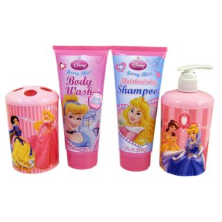 Disney Princess Deluxe Bathroom Bath Set Soap Shampoo