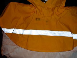 Dog Rain Coat Hooded Jacket Coat New Apparel Yellow Slightly Imperfect