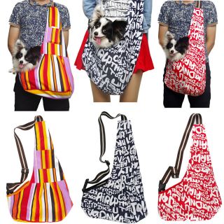 3 Colors Oxford Cloth Sling Pet Dog Cat Carrier Tote Single Shoulder Bag s M L