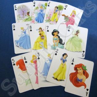 Disney Princess Light Pink Playing Card with Clear Case