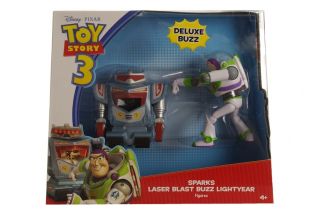 Disney Toy Story Buzz Lightyear Light Year Sparks Laser Light Robot Figure New