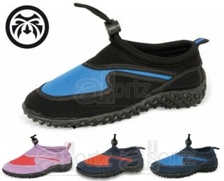 New Boys Girls Childrens Urban Beach Summer Sun Aqua Water Shoes Most Sizes