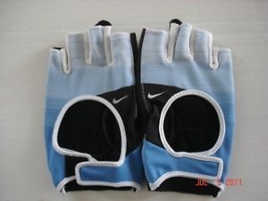 Nike Women's Fit Cross Training Gloves Color Treasure Blue Anthracite Medium