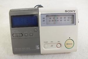 Vintage Sony Dream Machine ICF C88W Am FM 2 Band Digital Clock Radio Look