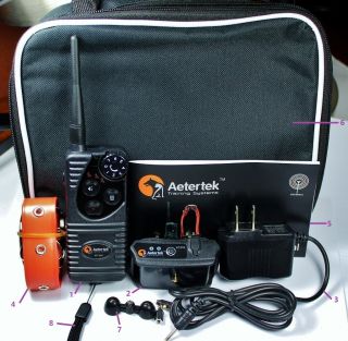 AETERTEK at 216s 1 Submersible Rechargeable 600Yard Training Shock Collar Remote