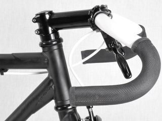 Eighthinch Scrambler Complete Fixed Gear Track Bike 55cm Black Single Speed