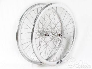 Eighthinch Julian V2 Fixed Gear Wheel Wheelset Silver