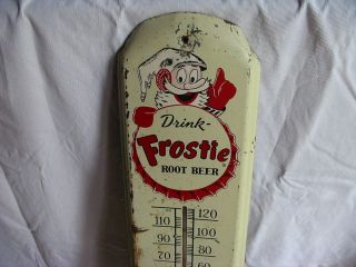 Antique Vintage Frostie Root Beer Thermometer