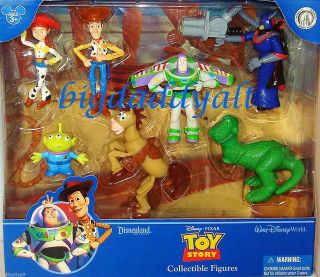 New Disney Parks Toy Story Buzz Woody Jessie Aliens Cake Topper Figure Playset