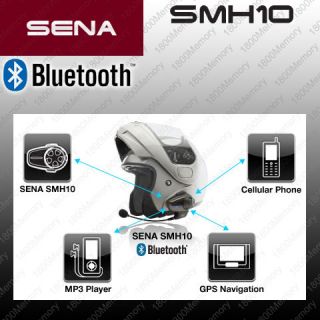 Sena SMH10 Motorcycle Helmet Bluetooth Headset Intercom Dual Kit with USB Port