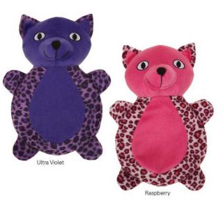 Zanies Vibrant Leopard Cats Dog Toy Squeaker Squeaky Toys Plush