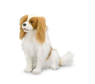 Melissa Doug Cavalier King Charles Spaniel Dog Giant Stuffed Animal 4870