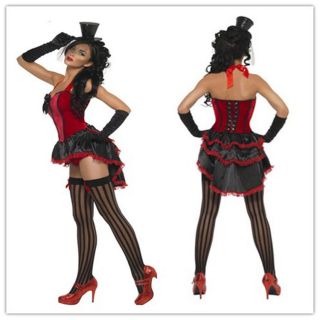 Burlesque Baby Cabaret Show Girl Costume Fancy Party Dress Halloween MS5530