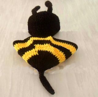 New Toddler Infant Baby Kids Costume Photo Prop Knit Crochet Bee Animal Hat Cap