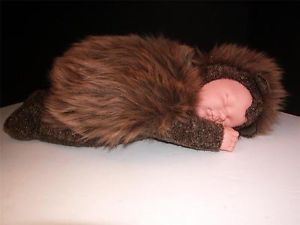 Anne Geddes Baby Doll in Hedgehog Costume So Cute EXC Cond 16" Long Must See