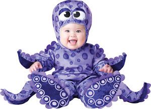 Deluxe Infant Baby Toddler Purple Octopus Halloween Costume 6 24 Mo 2T