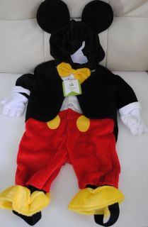 Mickey Mouse Halloween Costume Exclusive Disney Baby 1 Piece Infant 6 Months 6M