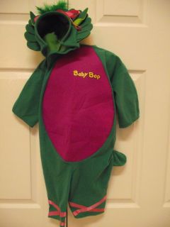 Barney Friends Baby Bop Dinosaur Costume by Collegeville Sz 2T Toddler