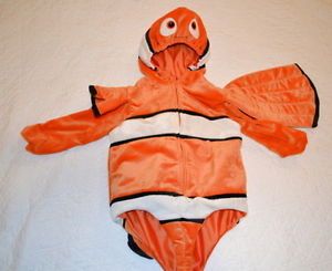 Disney's Store Plush Nemo Halloween Costume Baby 2T 3T