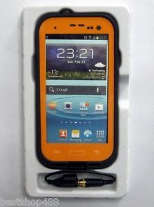 PC Waterproof Shockproof Case Cover for Samsung Galaxy S3 i9300 SIII Orange