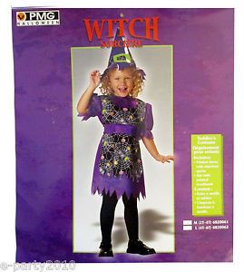 Witch Girls Halloween Dress Costume Size 2T 6T Baby Toddler Child Kid