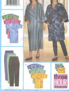 Misses Special Needs Wrap Cover Up Knit Leggings Bag Sewing Pattern Elastic 6042