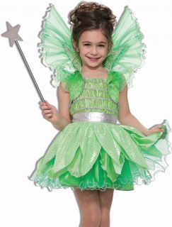 Girls Tinkerbell Fairy Princess Kids Halloween Costume