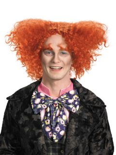 Mad Hatter Wig Mens Halloween Costume Accessory